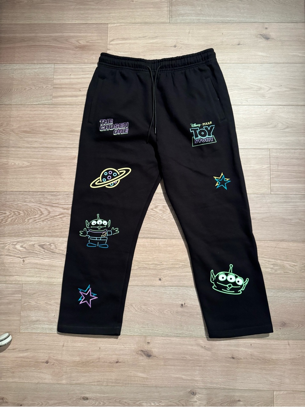 Toy Story Kids Black Graphic Jogger Pants